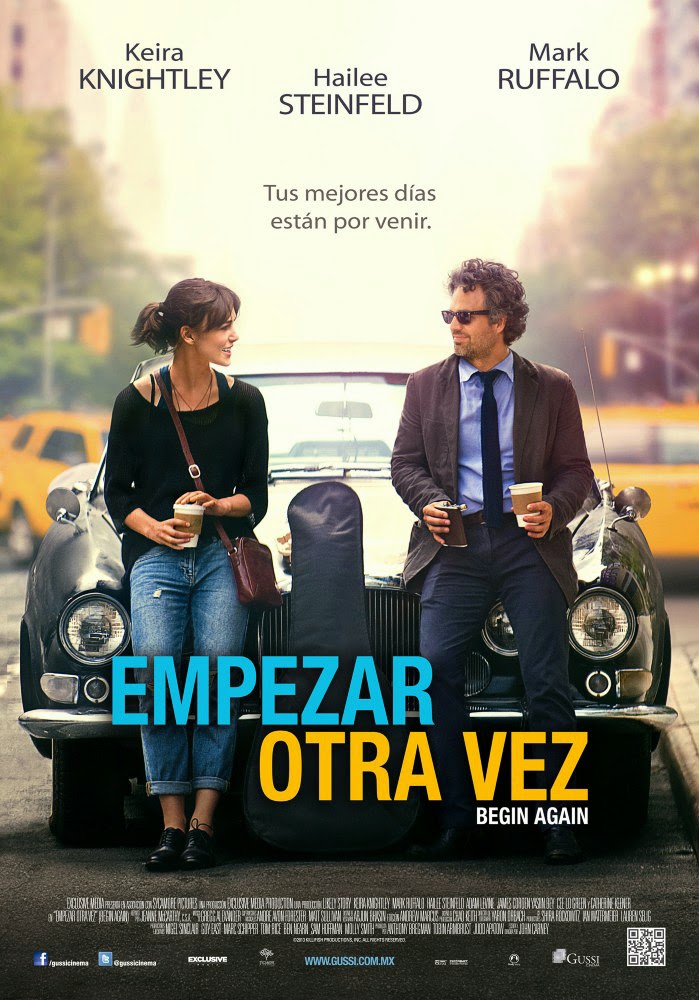 Recomendación fílmica: BEGIN AGAIN: COMENZAR OTRA VEZ