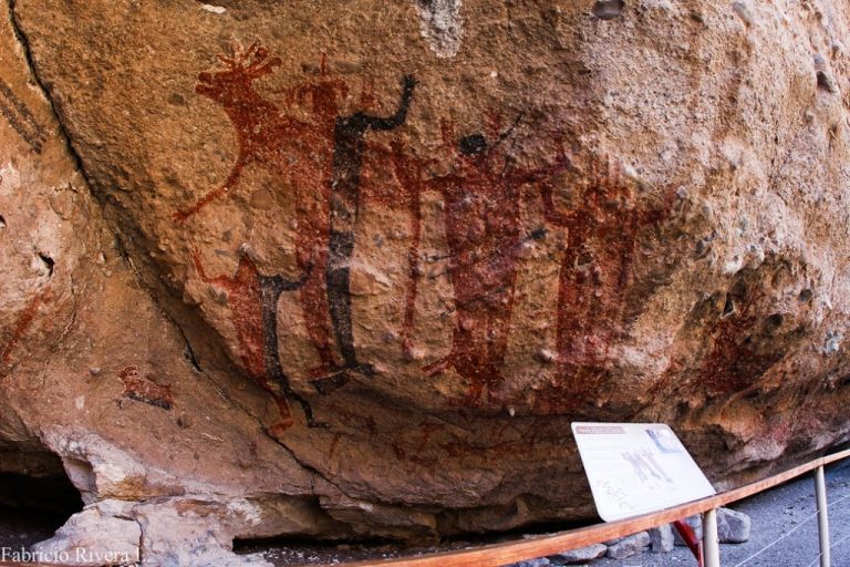 Pinturas rupestres de BCS: Cueva de las flechas,Mulegé
