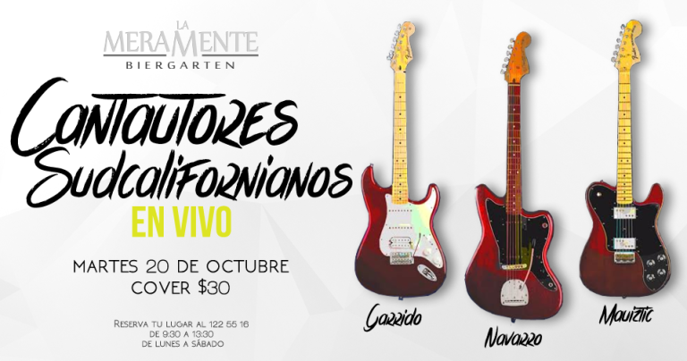 Cantautores sudcalifornianos en vivo