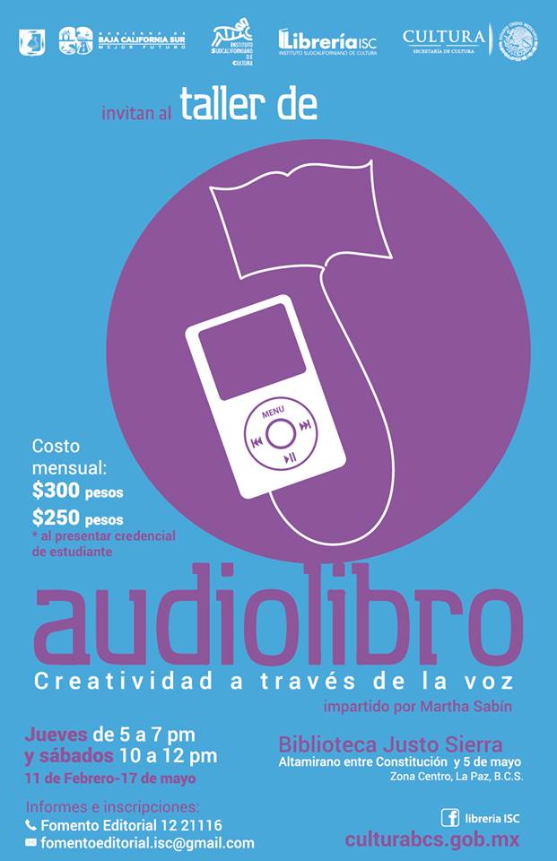 Taller de audiolibro: Creatividad a través de la voz