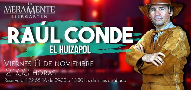 Presentación de Raúl Conde, El Huizapol