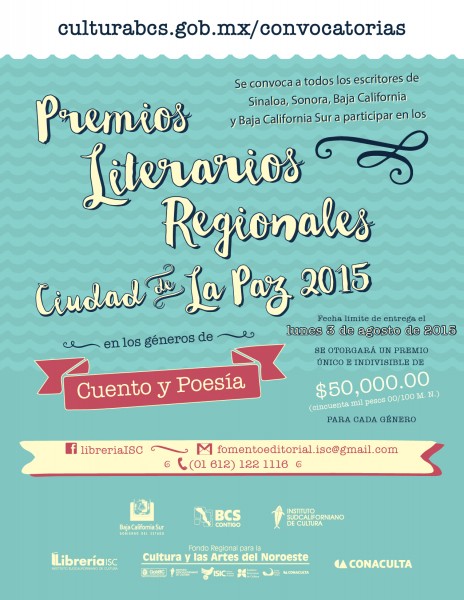 Premios Literarios Regionales Ciudad de La Paz 2015