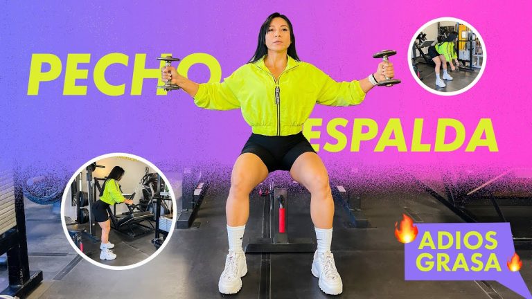 Fitness: Rutina para Espalda y Pecho con poco peso y muy efectiva