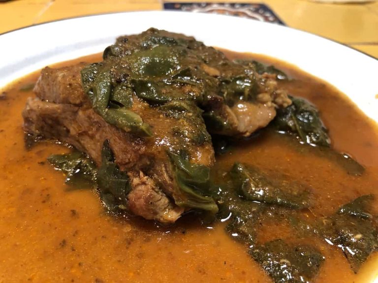 Gastronomía sudcalifornia: PUERCO CON ACELGAS