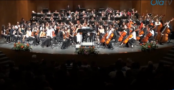 Concierto de clausura, Encuentro regional de orquestas y bandas infantiles