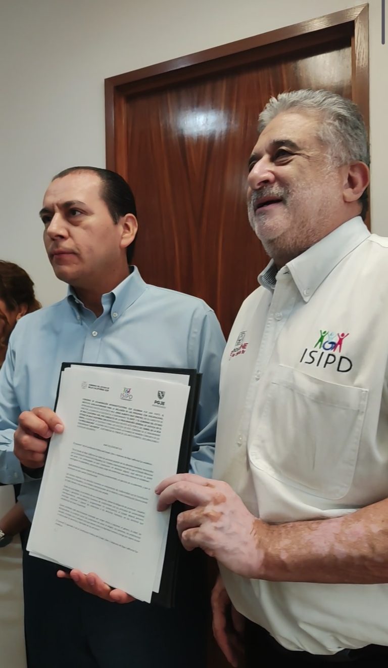 Firma convenio de colaboración la Procuraduría General de Justicia del Estado y el Instituto Sudcaliforniano para la Inclusión de las Personas con Discapacidad. Será de gran beneficio para las personas con discapacidad en BCS.